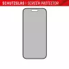 Displex privatumo ekrano apsauga (10H), skirta Apple iPhone 15/15 Pro, Eco montavimo rėmelis, privatumo filtras