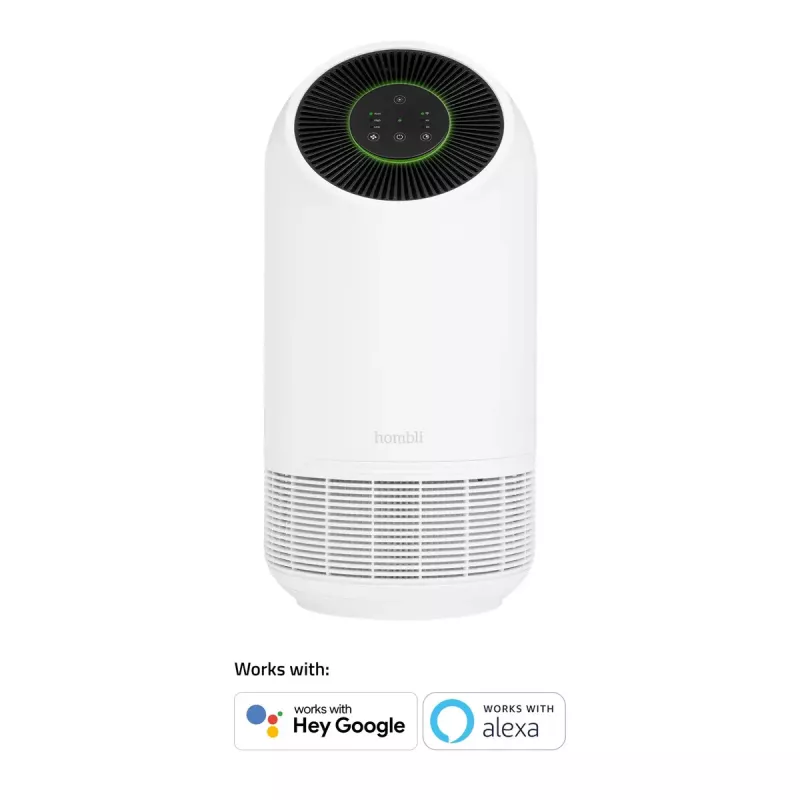 Oro valytuvas Hombli Smart Air Purifier, Avanca International BV, triukšmo lygis 30 dB, baltos ir juodos spalvos