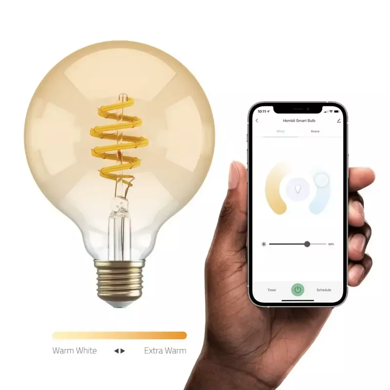 Hombli HBEB-0312 išmanusis apšvietimas Išmanioji lemputė Wi-Fi 5,5 W