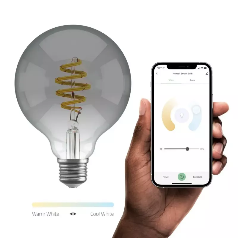 Hombli HBEB-0311 išmaniojo apšvietimo išmanioji lemputė Wi-Fi 5,5 W