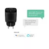 Išmanusis kištukinis lizdas Avanca International BV Hombli Smart Socket EU Juoda — Wi‑Fi, 220–250V, 3,68kW, patalpose, plastikinis