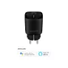 Išmanusis kištukinis lizdas Avanca International BV Hombli Smart Socket EU Juoda — Wi‑Fi, 220–250V, 3,68kW, patalpose, plastikinis