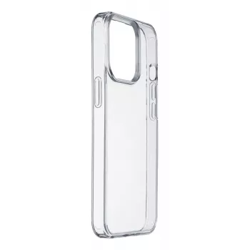 Kietas dėklas iPhone 15, AVM – permatomas, guminiai kraštai, tinka 6,1 colio ekranui