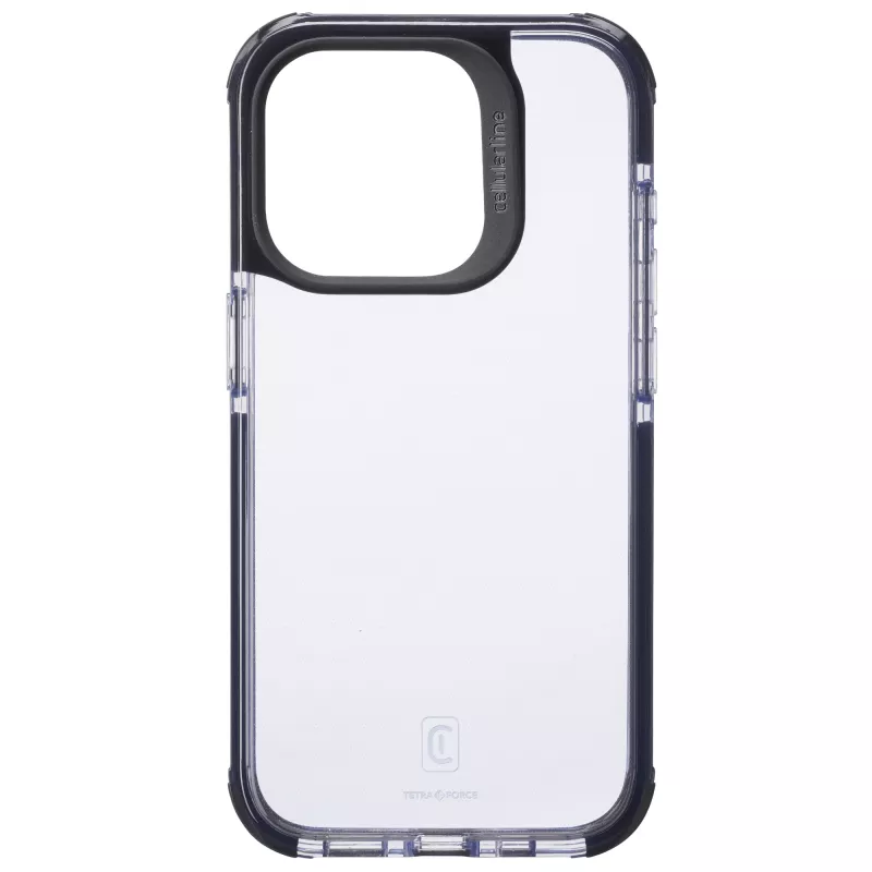 Dėklas Cellularline Tetra Force Strong Guard iPhone 15 Pro juodas