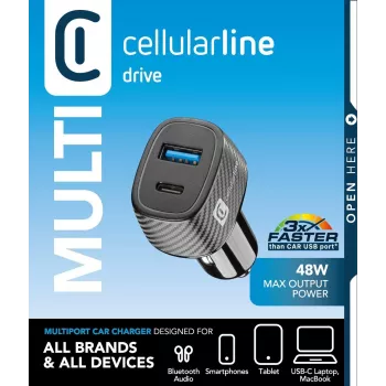 Automobilinis kroviklis Cellularline Multipower Ultra Universalus Greitasis Įkrovimas