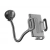 Sourcing Cellularline Hug Flexi XL universalus pasyvus laikiklis su siurbimo taurele mobiliesiems telefonams, juoda/pilka