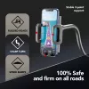 Sourcing Cellularline Hug Flexi XL universalus pasyvus laikiklis su siurbimo taurele mobiliesiems telefonams, juoda/pilka