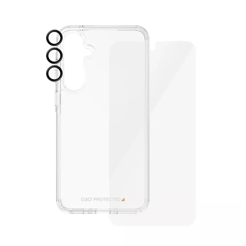PanzerGlass ® 3-in-1 apsaugos rinkinys Samsung Galaxy A35 5G | Ultra-Wide Fit su EasyAligner