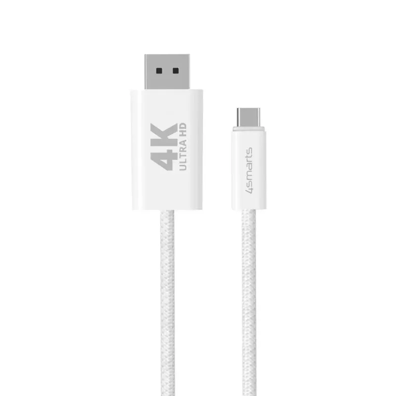 „DisplayPort“ laidas 4smarts 540958 2 m USB-C baltas