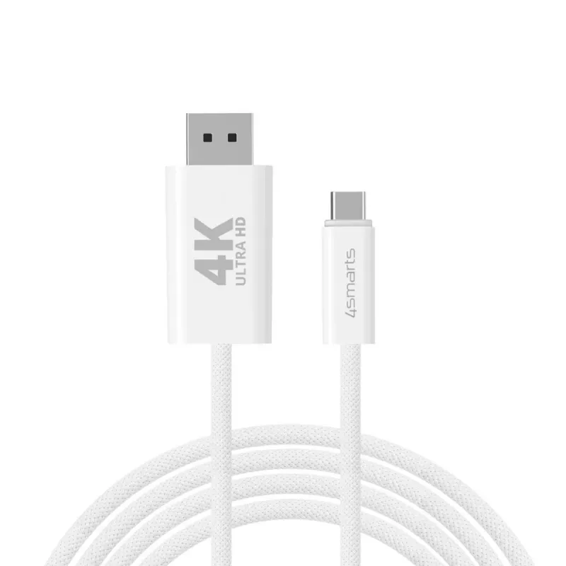 „DisplayPort“ laidas 4smarts 540958 2 m USB-C baltas