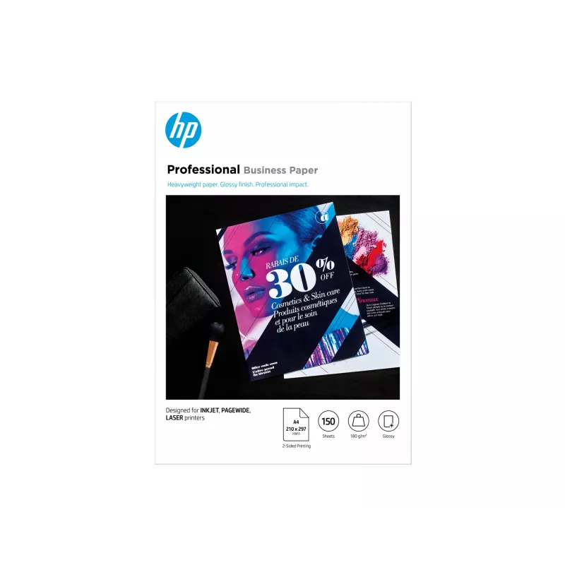 HP Professional Business Paper Glossy 180 g/m2 A4 (210 x 297 mm) 150 lapų