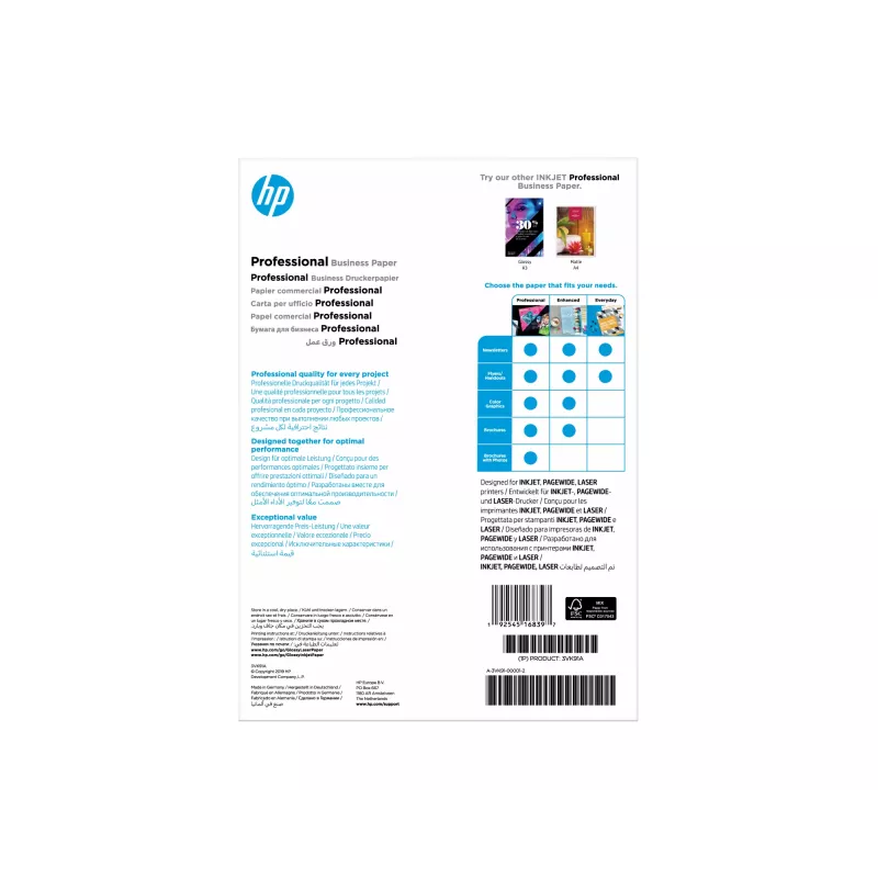 HP Professional Business Paper Glossy 180 g/m2 A4 (210 x 297 mm) 150 lapų