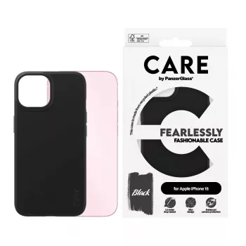Dangtelis PanzerGlass CARE by ® madingas dėklas Juoda iPhone 15