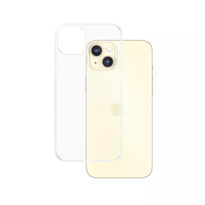 PanzerGlass CARE by ® Madingas dėklas Skaidrus X-Ray Minkštas Paprastas iPhone 15 Plus