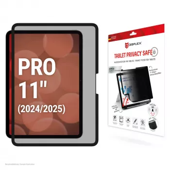 Displex TABLET PRIVACY SAFE nuimamas dvipusis privatumo filtras, skirtas iPad Pro 11'' (2025/2024)