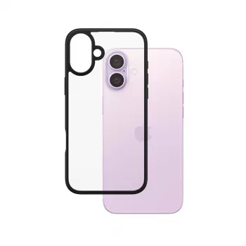 Dangtelis PanzerGlass HardCase Juoda iPhone '24 6,7 colio permatomas