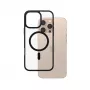PanzerGlass ® HardCase permatomas su juodu MagSafe rėmeliu iPhone 16 Pro Max