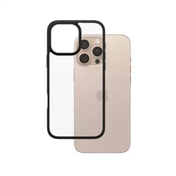 PanzerGlass ® HardCase permatomas su juodu rėmeliu iPhone 16 Pro Max
