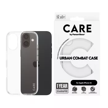 PanzerGlass CARE by Flagship Case permatomas Urban Combat dėklas iPhone '24 6.1 col.