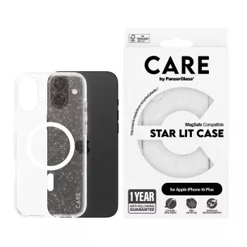 PanzerGlass CARE™ by ® Urban Combat Case Star Lit w. White MagSafe iPhone 16 Plus