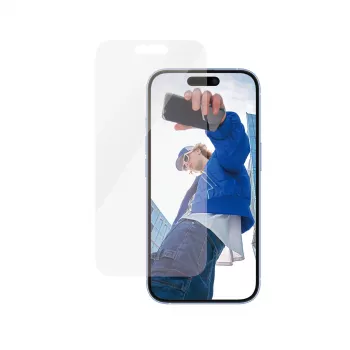 PanzerGlass ® ekrano apsauga iPhone 16 | 15 | Classic Fit, Apple, Apple - iPhone 16, Sausas uždėjimas, Atsparus įbrėžimams, Atsparus smūgiams, Skaidrus, 1 vnt.