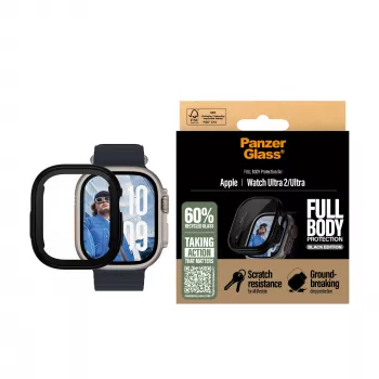 PanzerGlass ® dėklas Full Body Juoda Apple Watch Ultra 3 | Ultra 2 | Ultra | 49mm