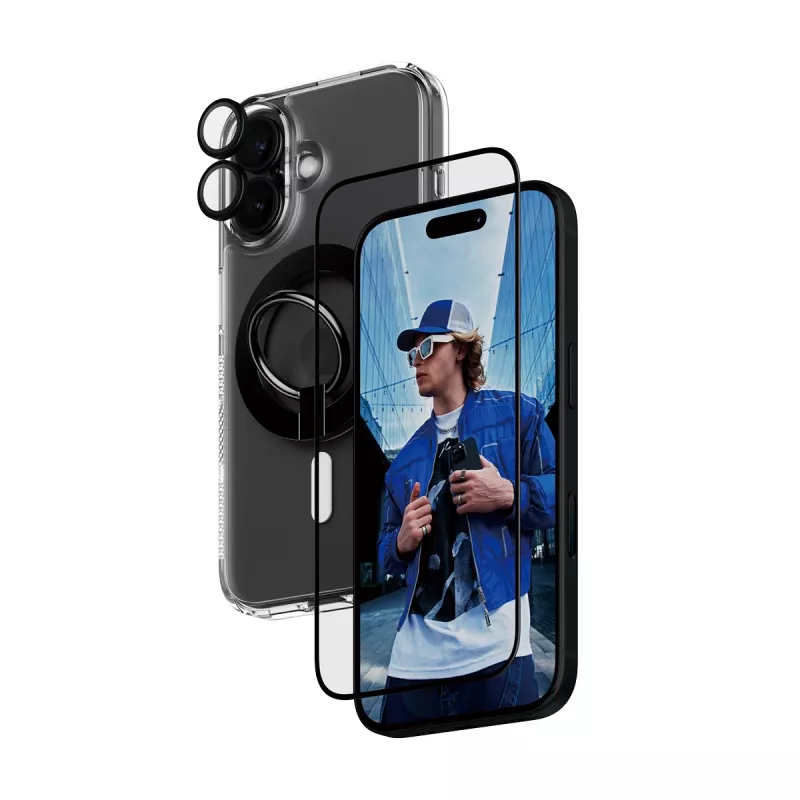 „PanzerGlass“ 4-in-1 apsaugos rinkinys, skirtas „iPhone '24 6.1“