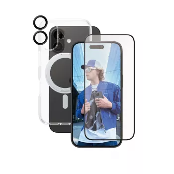 PanzerGlass CARE 3-in-1 keraminis rinkinys iPhone 16