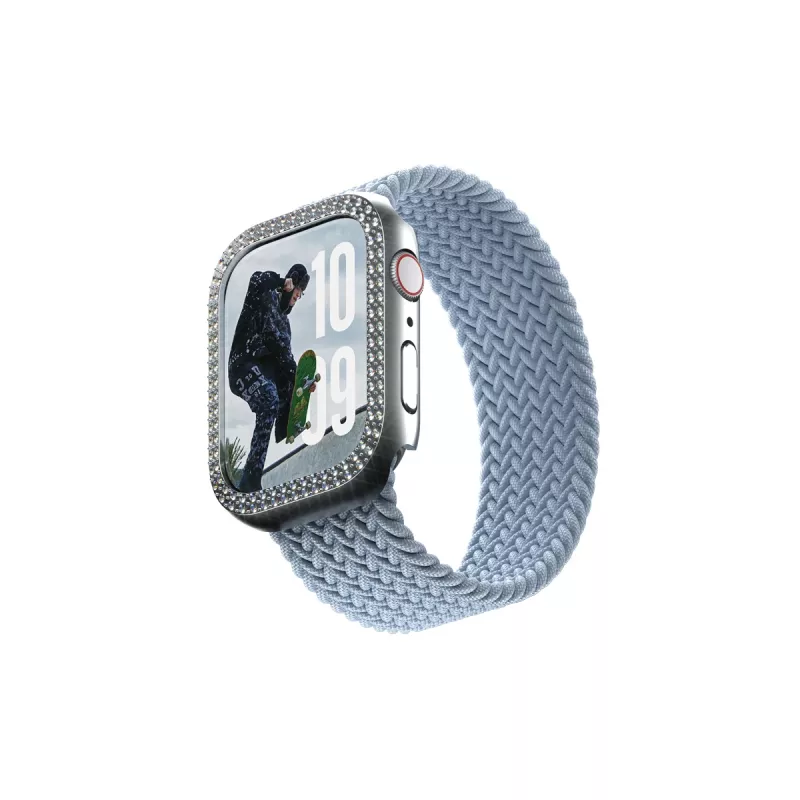 PanzerGlass SAFE. by ® Bling Bumper sidabrinis Apple Watch Series 10 46mm permatomas