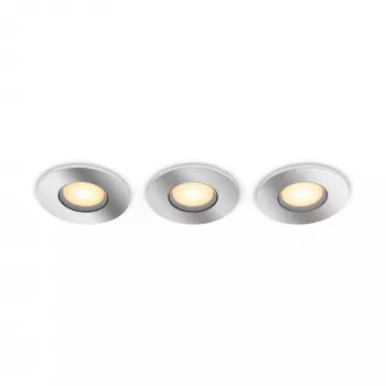 Įleidžiamas šviestuvas Philips Hue White Ambiance Adore 3x350 lm, pritemdomas, reguliuojamos baltos šviesos