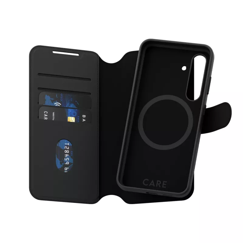 PanzerGlass CARE™ by ® Tango 2-in-1 Wallet Case w. Qi Suderinama Samsung Galaxy S24+