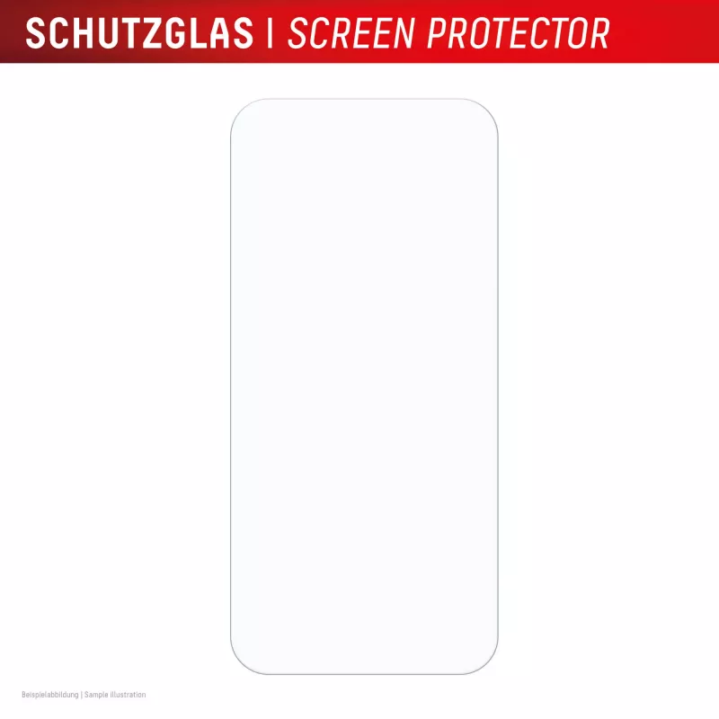 Displex Smart Glass (9H), skirtas Apple iPhone 15/15 Pro/16, tvirtinimo lipdukas, nedūžtamas