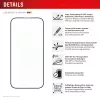 Displex Premium Anti-Reflex ekrano apsauga (antirefleksinė, pilnas uždengimas, 10H), skirta Apple iPhone 16 Pro Max, Eco montavimo rėmelis, pilnas uždengimas