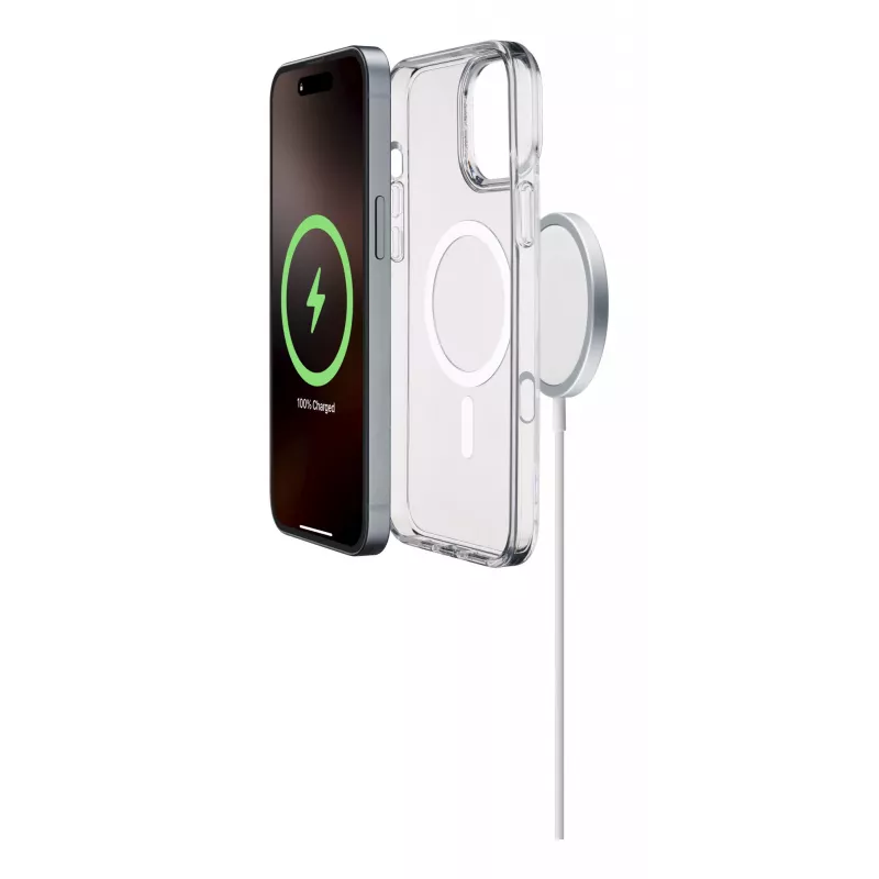 Cellularline Gloss Mag - iPhone 16 Pro Max magnetinis dėklas įkrovimui ir tvirtinimui prie MagSafe įkroviklio