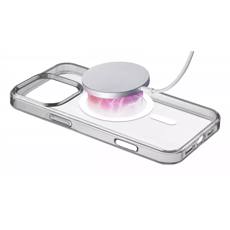 Cellularline Gloss Mag - iPhone 16 Pro Max magnetinis dėklas įkrovimui ir tvirtinimui prie MagSafe įkroviklio