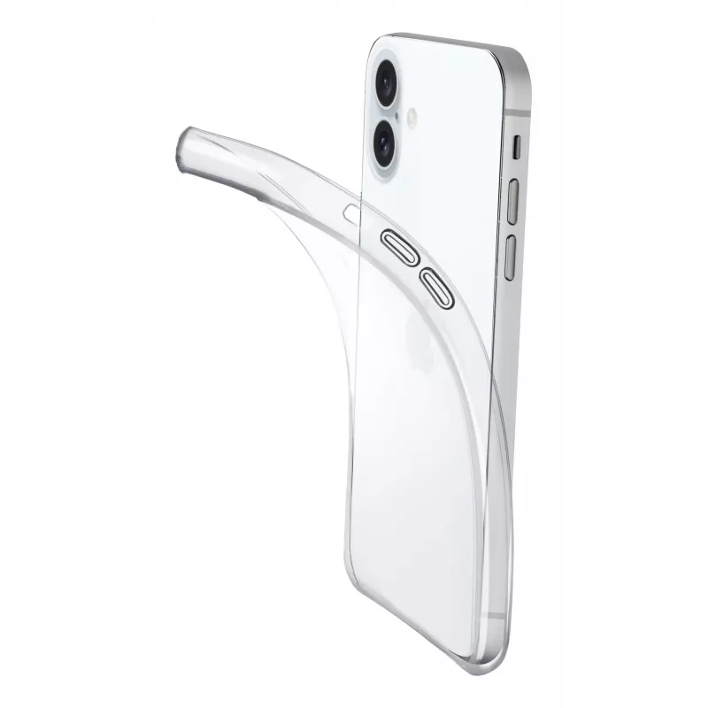 Dėklas Cellularline FINECIPH16T skaidrus, skirtas iPhone 16 15,5 cm