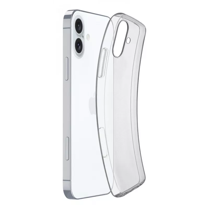 Dėklas Cellularline FINECIPH16T skaidrus, skirtas iPhone 16 15,5 cm