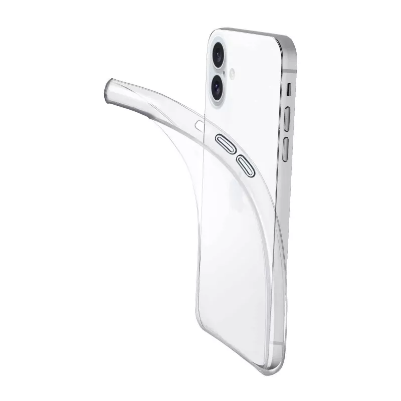 Dėklas Cellularline FINECIPH16T skaidrus, skirtas iPhone 16 15,5 cm