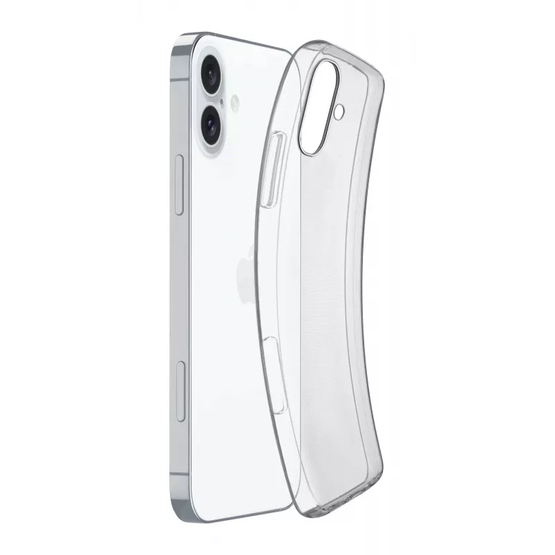 Dėklas Cellularline FINECIPH16T skaidrus, skirtas iPhone 16 15,5 cm