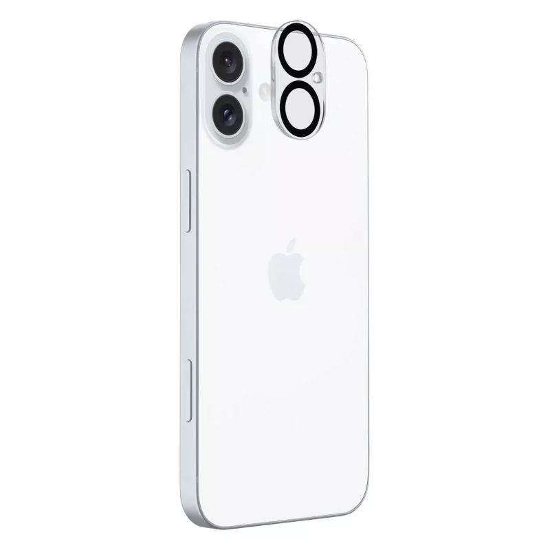 Cellularline kameros lęšis – iPhone 16 apsauga, skaidrus, atsparus įbrėžimams ir smūgiams