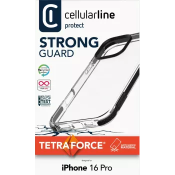 Cover Cellularline TETRACIPH16PROT for iPhone 16 Pro 6.3 inch Juoda