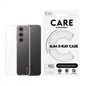 PanzerGlass CARE™ pagal ® X-Ray dėklas Samsung Galaxy S24 FE 5G, Dėklas, Samsung, Samsung - Galaxy S24 FE 5G, Skaidrus