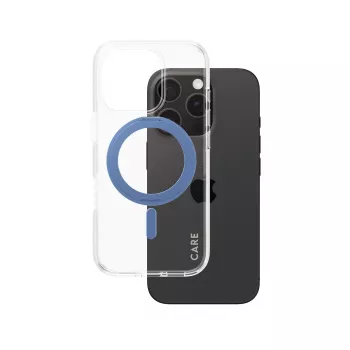 Dėklas PanzerGlass 1317 mobiliojo telefono dėklas Mėlynas permatomas skirtas iPhone 16 Pro 6,3 col.