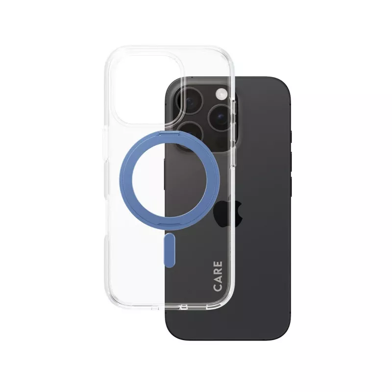 Dėklas PanzerGlass 1317 mobiliojo telefono dėklas Mėlynas permatomas skirtas iPhone 16 Pro 6,3 col.
