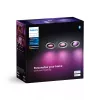 Philips Hue White and colour ambience 3-pack Centura įleidžiamas prožektorius