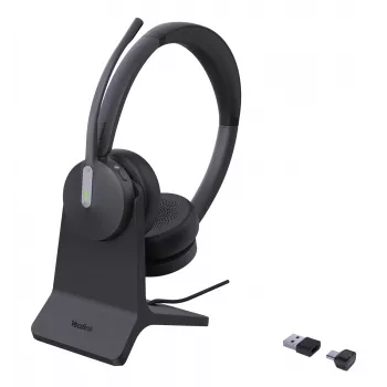 Yealink BH70 Dual su stovu Teams USB-C/A ausinės