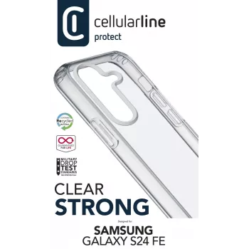Cellularline CLEARDUOGALS24FET mobiliojo telefono dėklas Dangtelis Skaidrus 17 cm