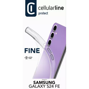 Cellularline dėklas Galaxy S24 Fe 17 cm skaidrus