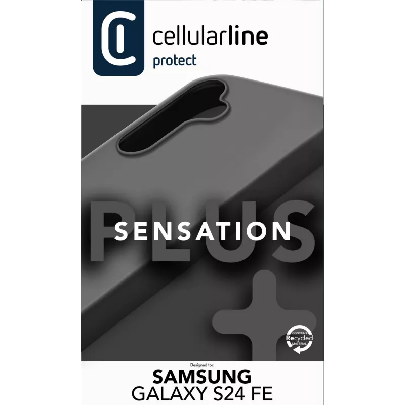 Cellularline Sensation dėklas Samsung S24 FE juodas