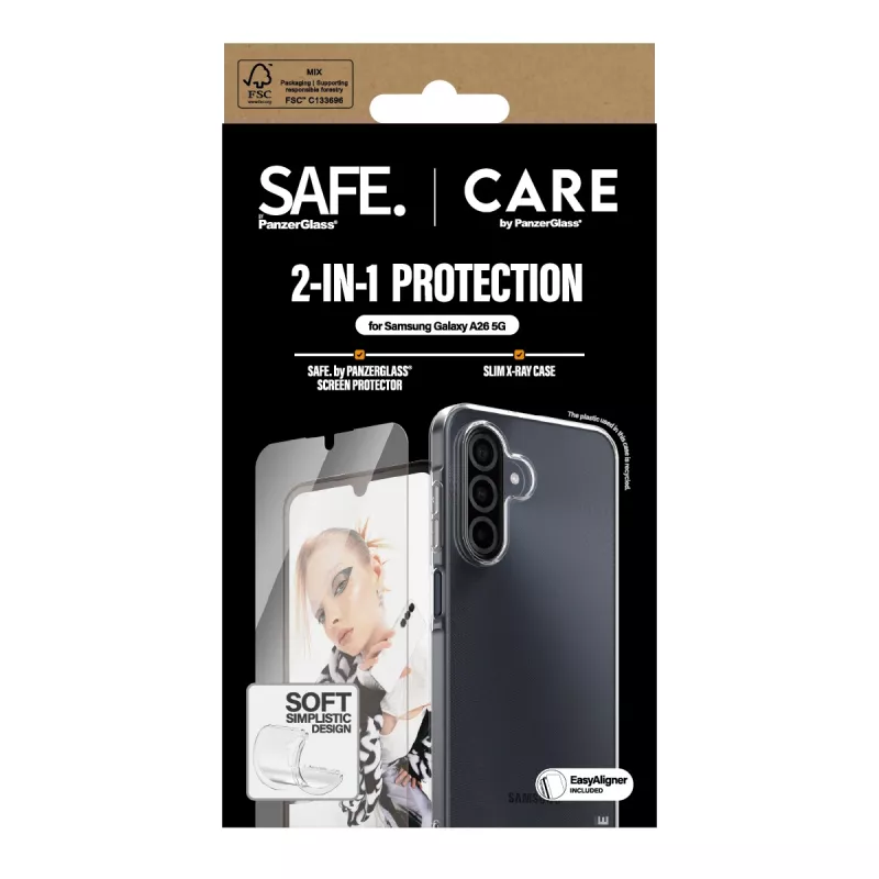 PanzerGlass CARE™ by ® 2-in-1 rinkinys Samsung Galaxy A26 5G